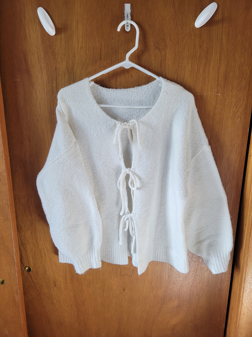 Bow Sweater Cardigan - Picture 2 of 5